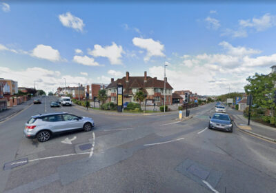 The crash happened at the junction of Ringwood Road and Fernside Road. Picture: Google