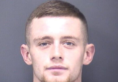 Thomas David Brown was jailed for five years after the gun was found in his room at the George Hotel