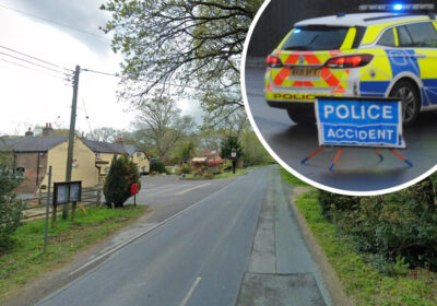 The crash happened on Bere Road, Coldharbour, near The Silent Woman pub. Photo: Google