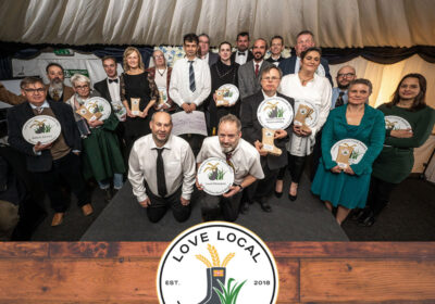 Winners in The Love Local Trust Local Awards 2021: Winfrith Bakery, Cerne Abbas Brewery, Lizzie the Baking Bird, The Open Air Dairy, Tarrant Valley Honey, The Book and Bucket Cheese Company, Gullivers Farm Shop & Kitchen, Portland Shellfish Ltd, Restaurant Les Enfants Terribles, Dorset Goat Meat Company and Bee Nice Blooms.