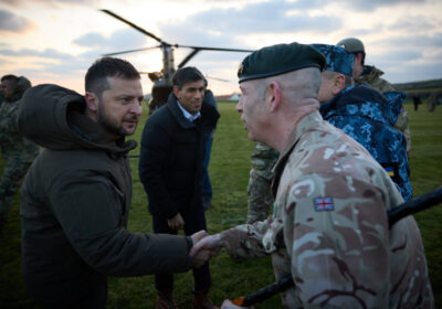 President Volodymyr Zelensky visits Dorset with PM Rishi Sunak