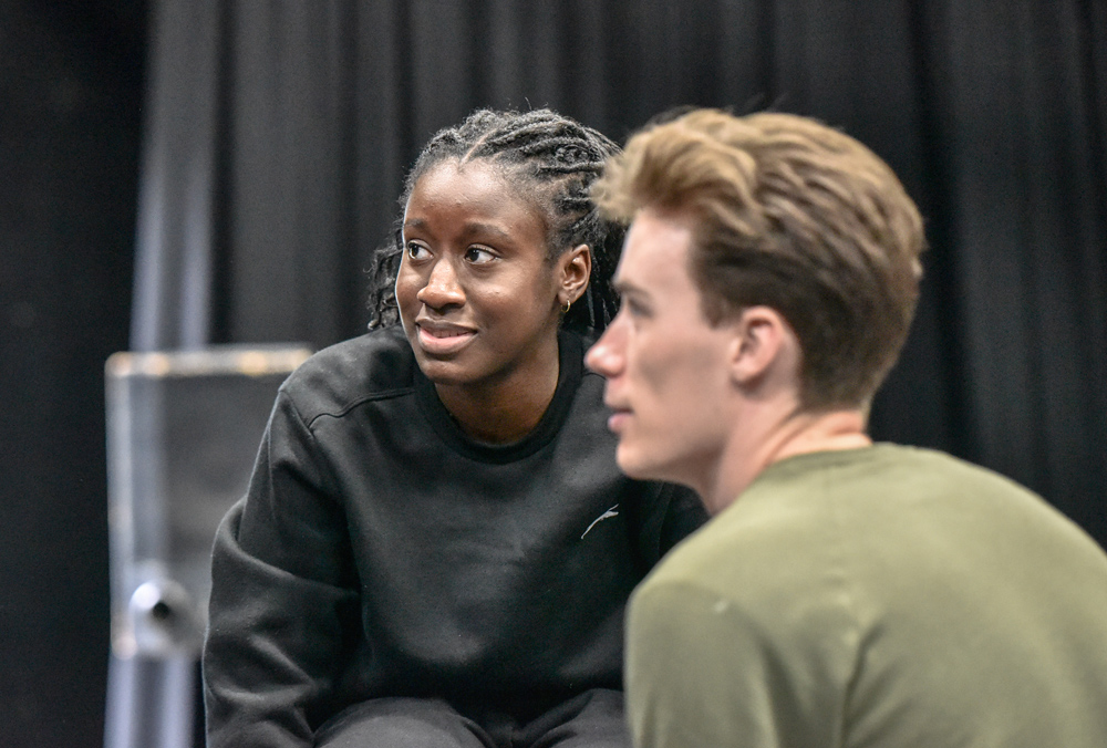 Exciting young actors Effie Ansah and James Arden star in the stage version of Malorie Blackman’s Noughts & Crosses