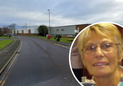 Jill Crisp and the scene of the crash