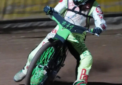 Charlie Southwick, 13, in action and above, is looking for sponsors