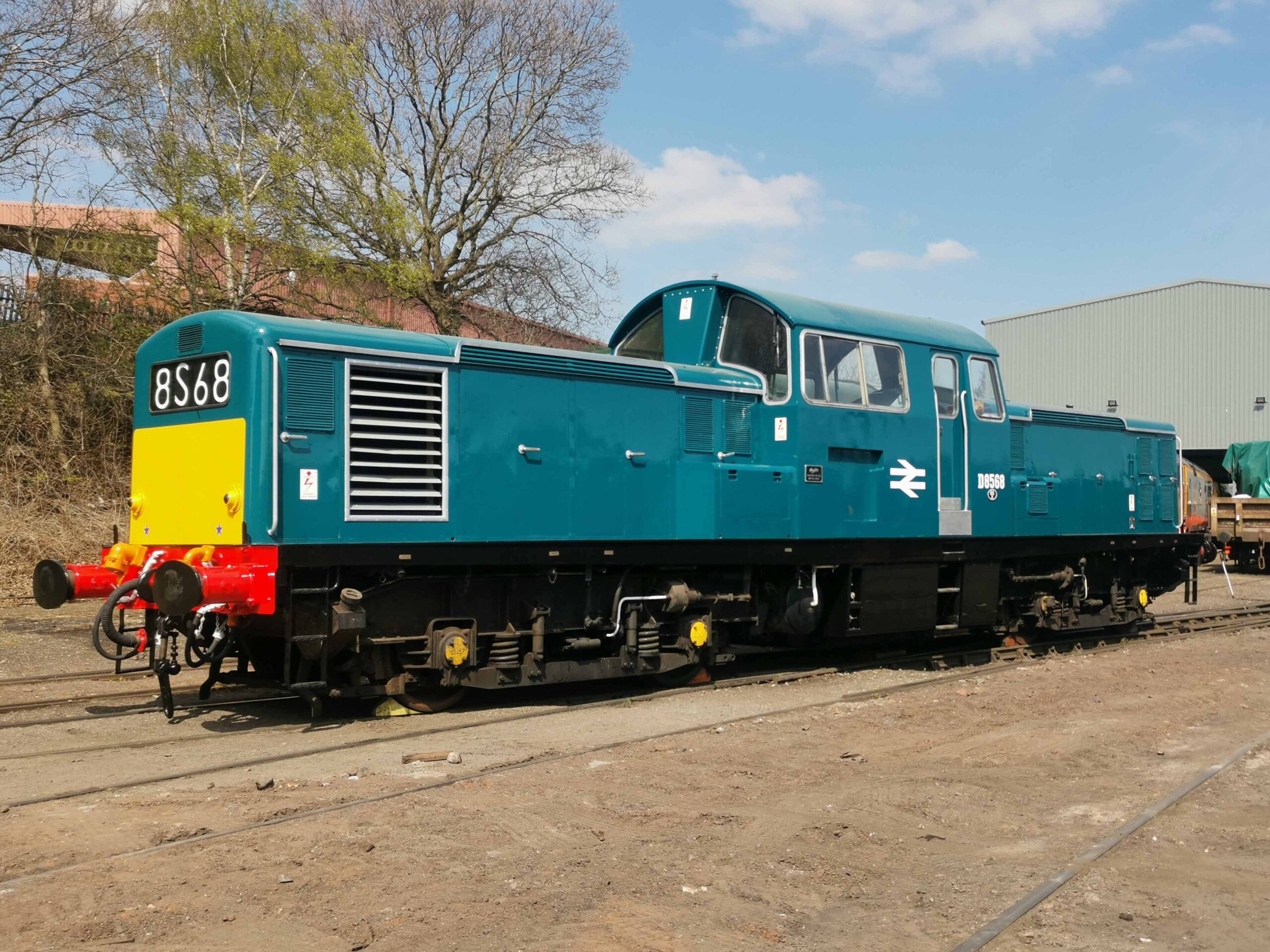 Class 17 heritage diesel No D8568