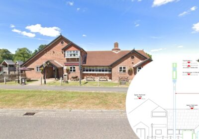 The 5G equipment could be installed outside The Acorn pub in Poole