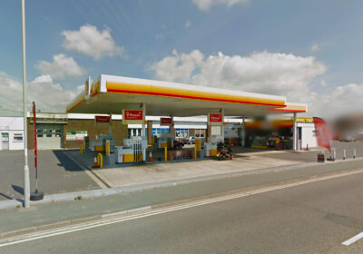 The incident unfolded on the forecourt of the Shell garage in London Road Dorchester. Picture: Google