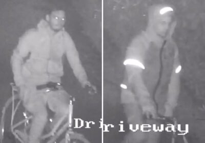 Police are keen to trace these two people in connection with the thefts, in Poole. Pictures: Dorset Police