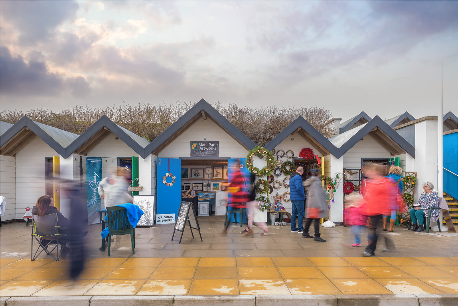 Vendors from the 2022 Artisans on the Beach in Swanage | Photo: Visit Dorset