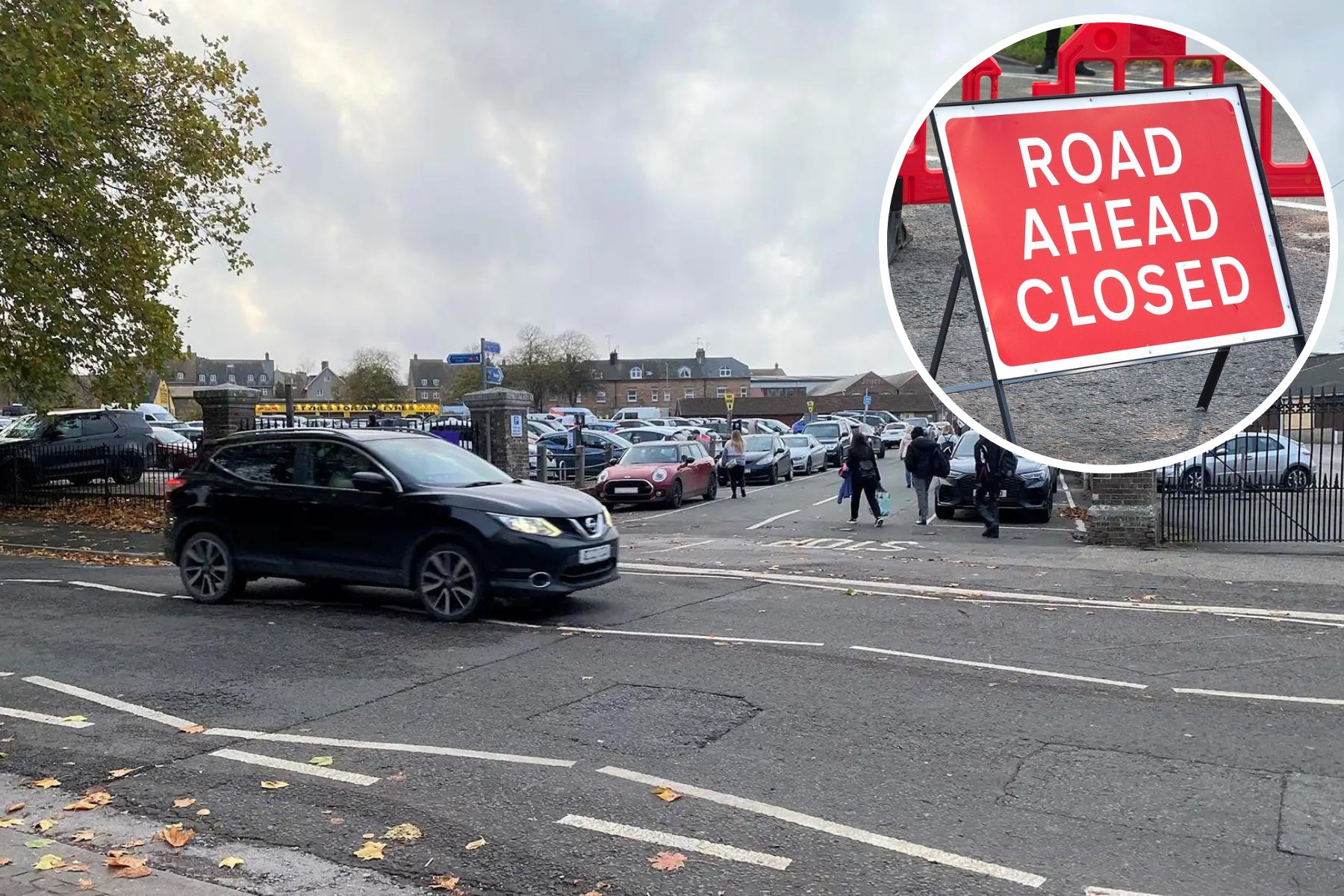 Road closures in place during work to improve busy Dorchester