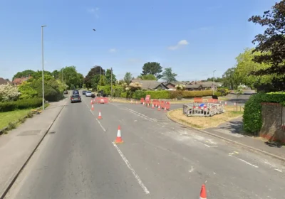 The incident happened in Blandford Road North, near Douglas Close. Picture: Google