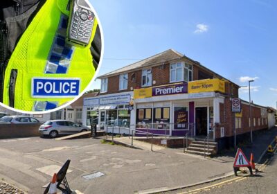 A man reportedly threatened staff with a kitchen knife during a robbery at Premier in Alder Road, Poole. Picture: Google