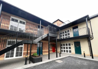 Some of the new homes at Barrack House in Dorchester
