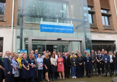 The department stretches across two floors of South Walks House