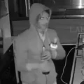 Officers are keen to identify this person after the fish and chip shop break-in. Picture: Dorset Police