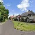 The fire broke out at a thatched home in Stoborough Meadow, Wareham. Picture: Google