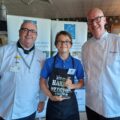 Dorset Junior Chef of the Year, Harry Mason, with judges Alan Kelly and Jamie Jones Picture: South West Chef of the Year