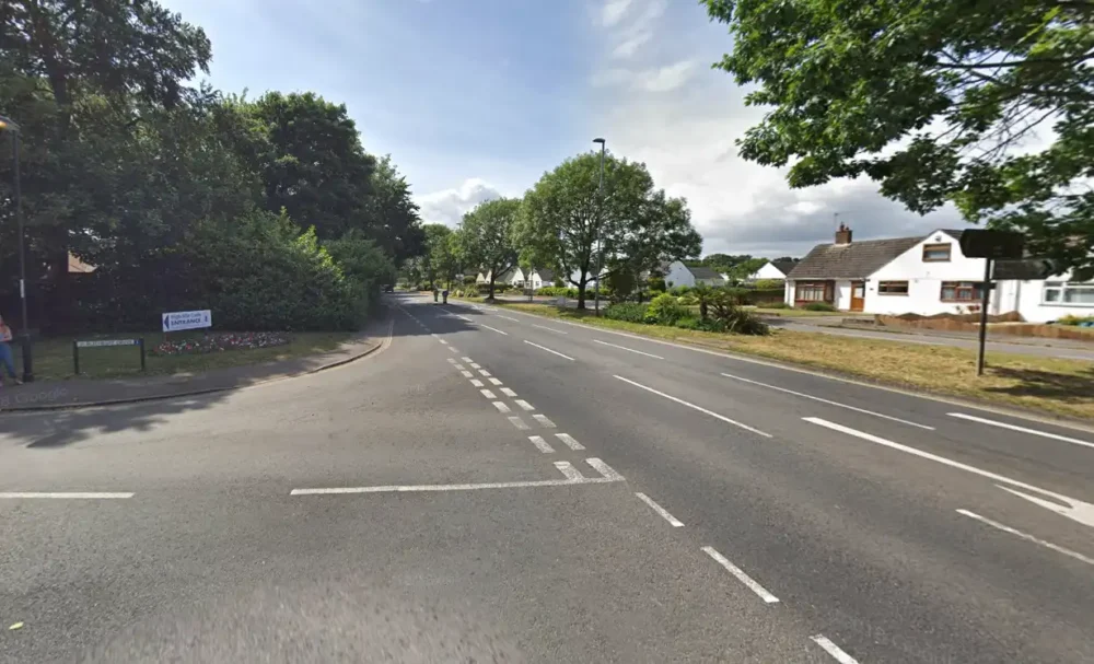 The crash happened in Lymington Road, Christchurch. Picture: Google