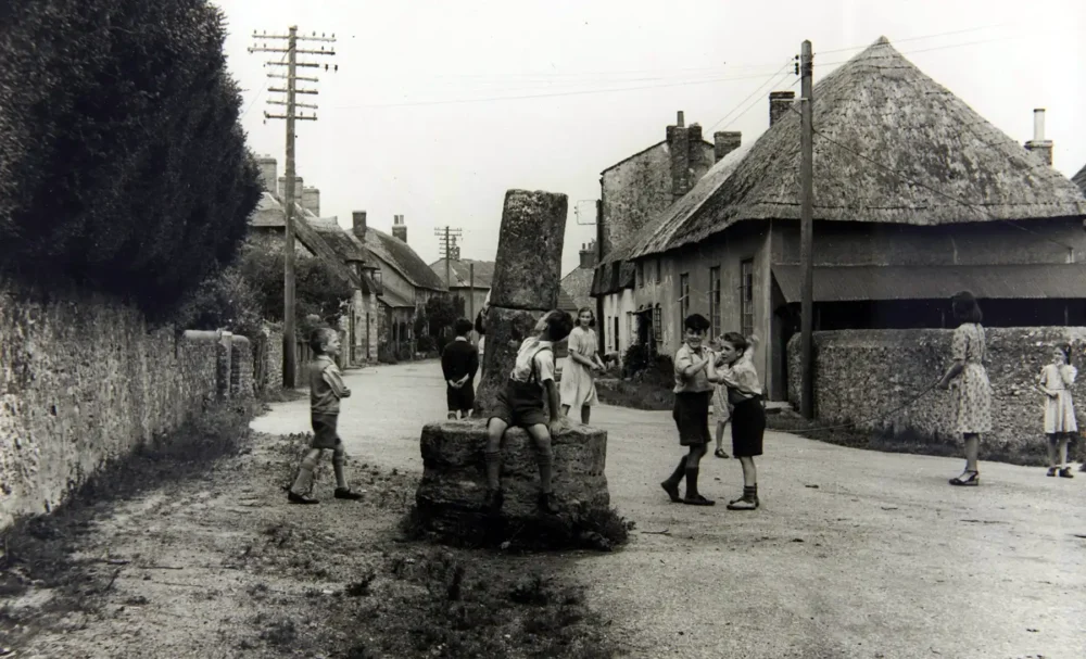 Children playing in Sydling St Nicholas in 1946. Picture: Courtesy of Dorset History Centre