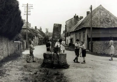 Children playing in Sydling St Nicholas in 1946. Picture: Courtesy of Dorset History Centre