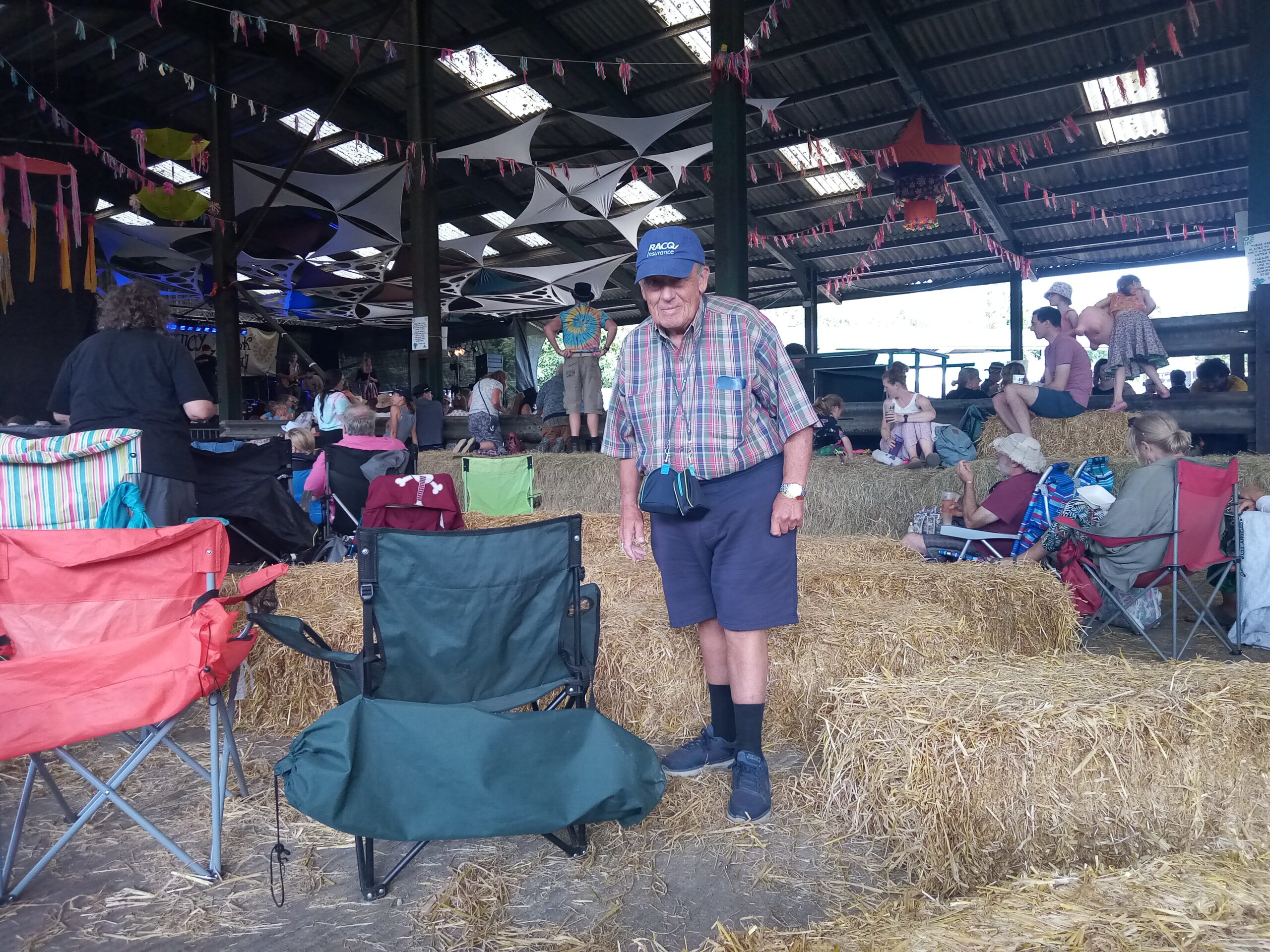 Anthony Collyer at this year's Purbeck Valley Folk Festival