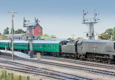 The Bournemouth West layout is returning to exhibitions - starting in Poole on October 20. Picture: Railway Modeller