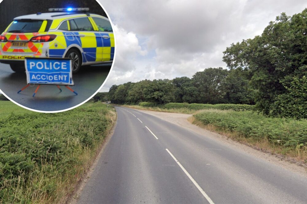 The tragic crash happened at the turning for Warren Road between Wool and Bere Regis. Picture: Google