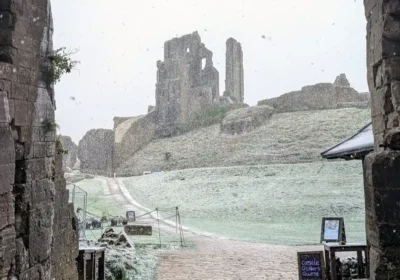 Corfe Castle is closed for the remainder of Thursday, November 21. Picture: National Trust