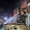 The fire devastated the building last month Picture: Dorchester Fire Station