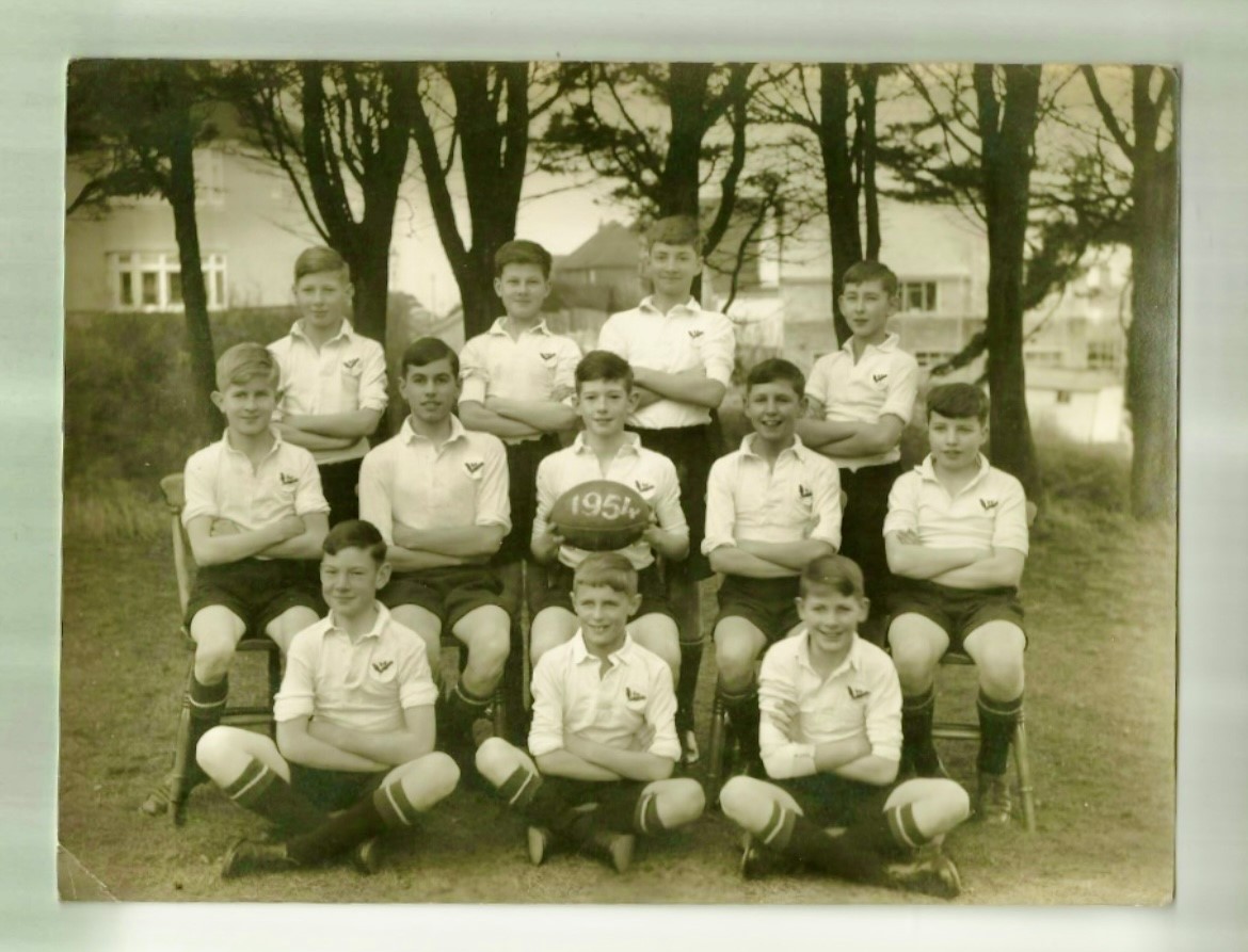 Forres School rugby team in 1954, David North-Lewis back row second from left Picture: Seb Warner