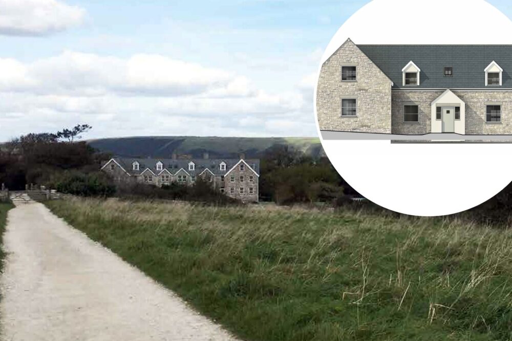 The new accommodation would be developed at Langton House, Langton Matravers. Pictures: HPB Management Ltd/Dorset Council