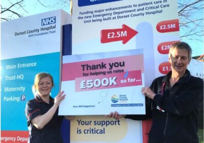 £500,000 has now been raised Picture: Dorset County Hospital Charity