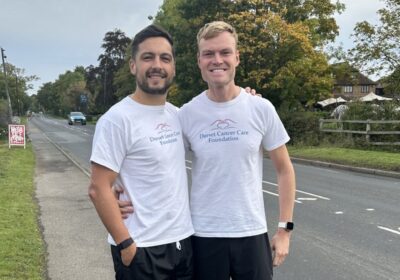 Friends Chris Bryer-Ash and Chris Helberg are in training for their quest to run seven marathons in seven consecutive days