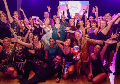 Strictly participants with winner Tom Redman and his professional partner Diana Coojacar Picture: Paul Collins