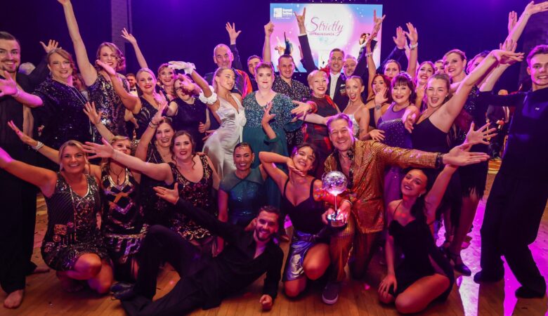 Strictly participants with winner Tom Redman and his professional partner Diana Coojacar Picture: Paul Collins