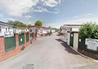 Safety enforcement notices were issued over Iford Bridge Park, BCP Council said. Picture: Google