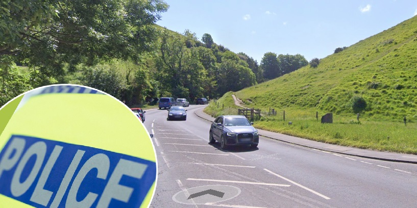 Officers followed the vehicle along the A351 past Corfe Castle where it made off at speed and failed to stop Picture: Google