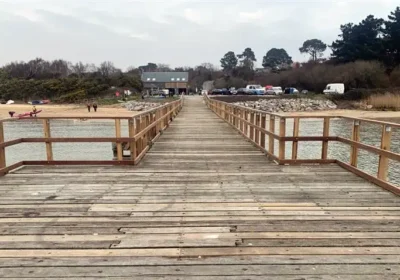 The restored pier at Hamworthy Park in Poole. Picture: BCP Council