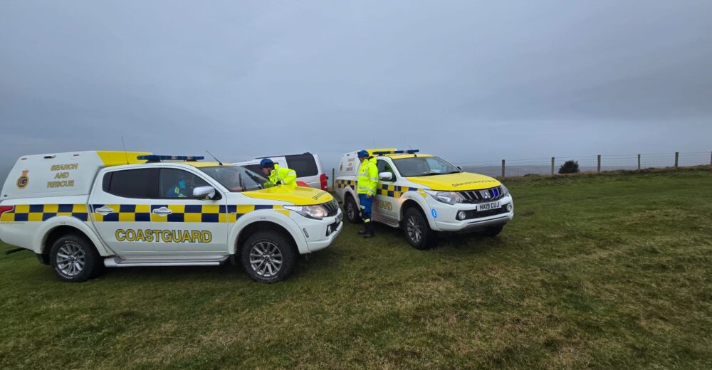 The incident took place on Sunday (February 23) Picture: Swanage Coastguard Rescue Team