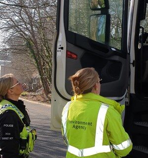 Two vehicles were seized as part of the operation Picture: Dorset Police