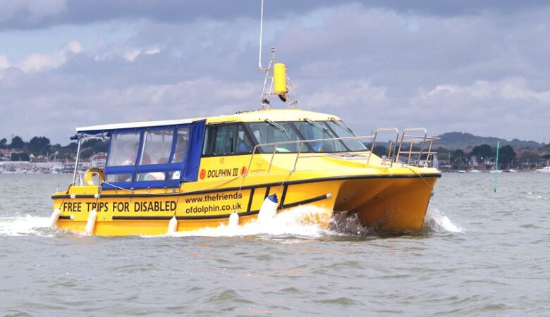 Dolphin enables disabled people to see areas of Poole Harbour they may not normally be able to see Picture Friends of Dolphin