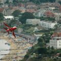 The Red Arrows flying over Swanage in 2017 Picture: Swanage Carnival