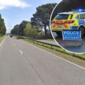 The man was found on the A35 Christchurch Bypass. Picture: Google