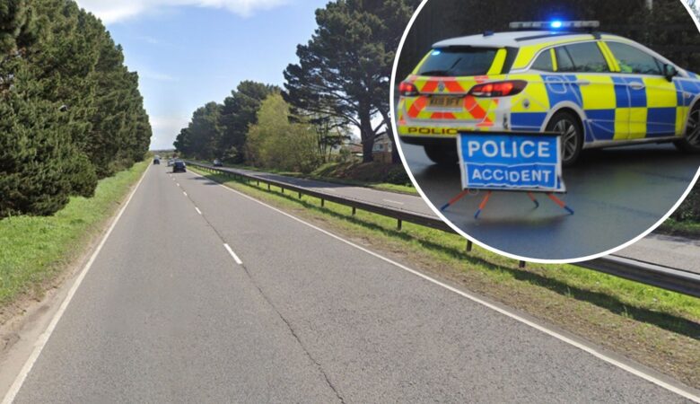 The man was found on the A35 Christchurch Bypass. Picture: Google