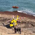 The incident saw a multi-agency response Picture: Swanage Coastguard
