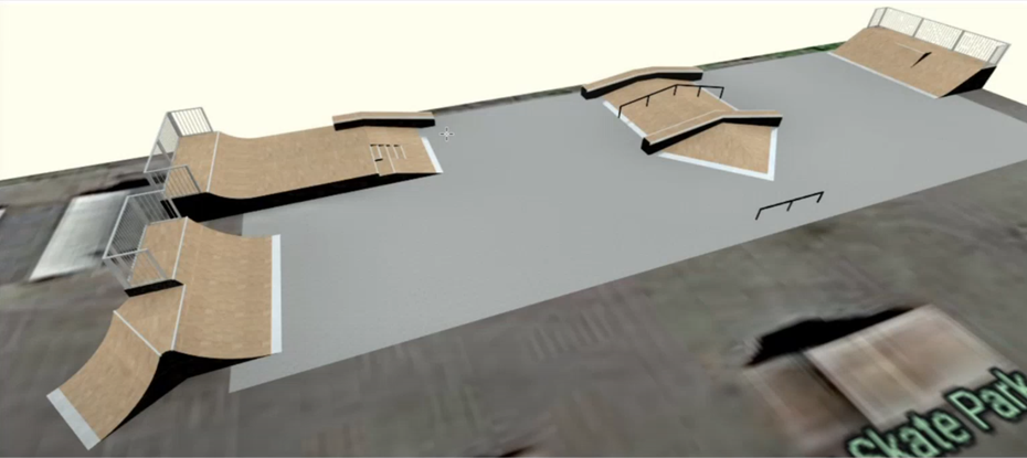 Phase one of the design Picture: Swanage Skatepark Community/Project King Ramps