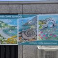 Local artist Maria Burns was commissioned to design both the information board and mural Picture: PCRP