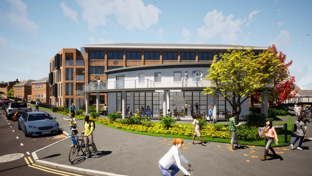 An artist’s impression of the new residential conversion of Vespasian House Picture: Red Tale Group