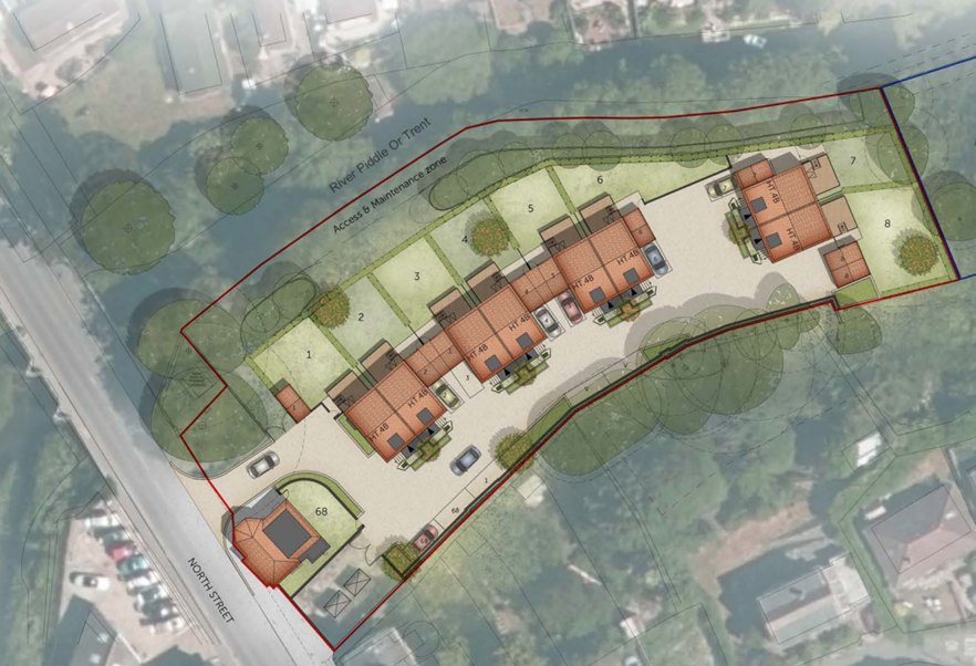 The layout of the site Picture: Thrive Architects
