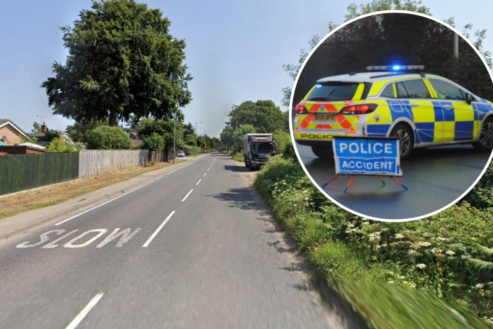 The crash happened in Warmwell Road, Crossway. Picture: Google